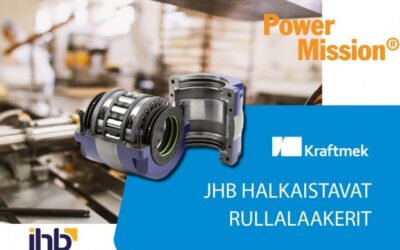Power Mission 8/2021 – Paranna tehokkuutta ja vähennä seisokkeja JHB:n halkaistavilla rullalaakereilla!