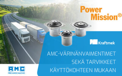Power Mission 6/2022 – AMC-värinänvaimentimet sekä tarvikkeet käyttökohteen mukaan