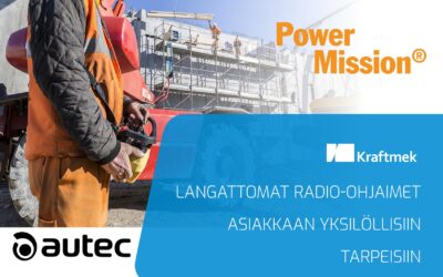 Power Mission 9/2022 – AUTEC – Langattomat radio-ohjaimet asiakkaan yksilöllisiin tarpeisiin