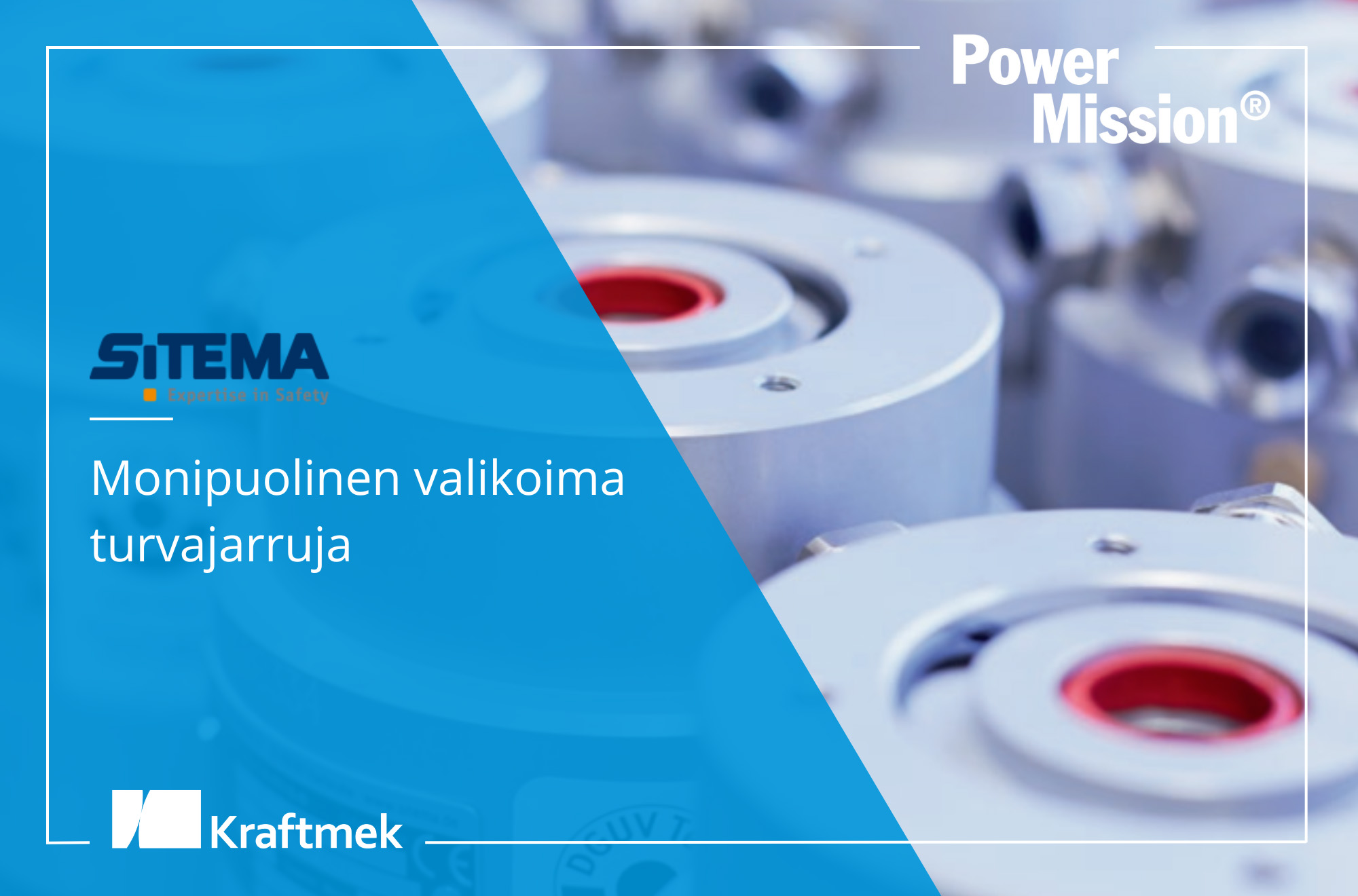 Monipuolinen valikoima turvajarruja