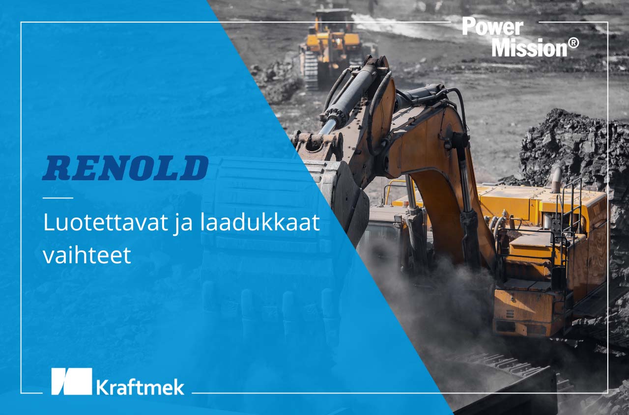 Luotettavat ja laadukkaat Renoldin vaihteet