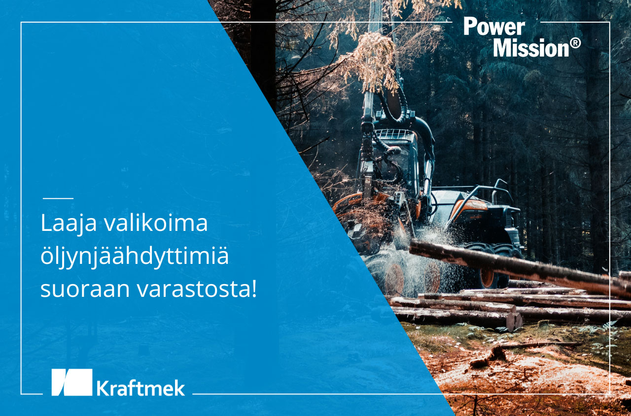 Laaja valikoima öljynjäähdyttimiä suoraan varastosta!